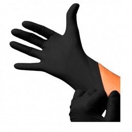 GUANTES NITRILO NEGRO PACK 10